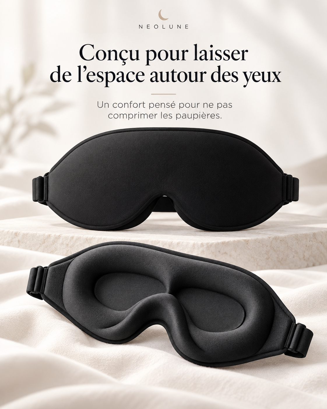 Masque de sommeil 3D